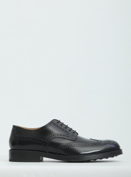 Tod's Laced Up Shoes With Perforations Black
