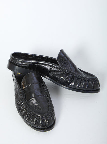 Saint Laurent Le Loafer Loafers In Eel Skin