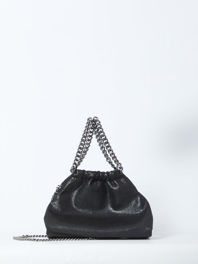Stella Mccartney Falabella Mini Bag With Drawstring QT Black