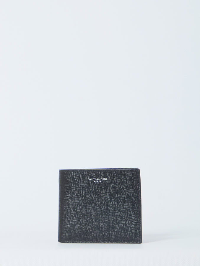 Saint Laurent East/west Bifold Wallet QT Black