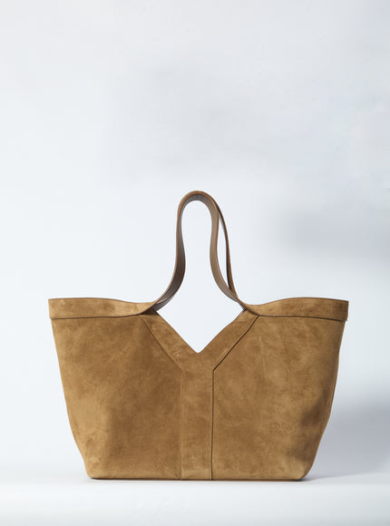 Saint Laurent Y Tote Bag Small QT Brown