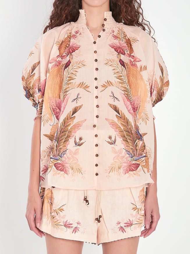 Zimmermann Ascension Billow Blouse Multicolor
