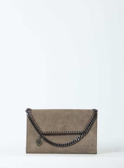 Stella Mccartney Falabella Wallet With Chain QT Brown