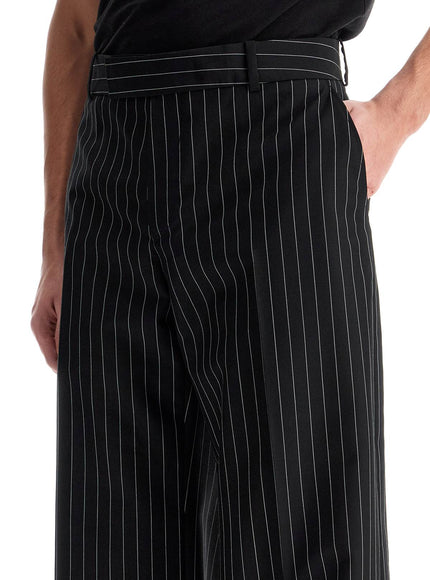 Alexander Mcqueen low-waisted pinstripe