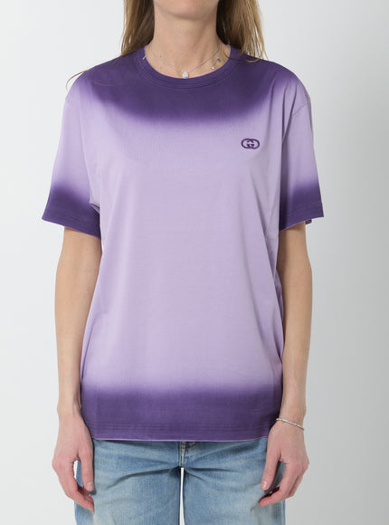 Gucci Medium Cotton Jersey T-shirt Purple