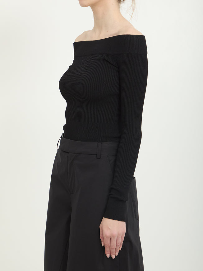 Alaia Ribbed Knit Shaping Body