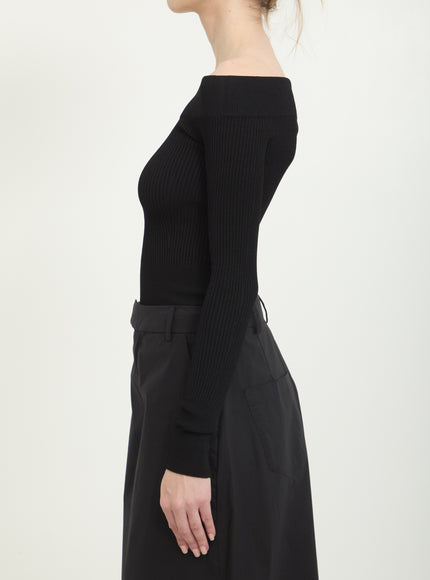 Alaia Ribbed Knit Shaping Body