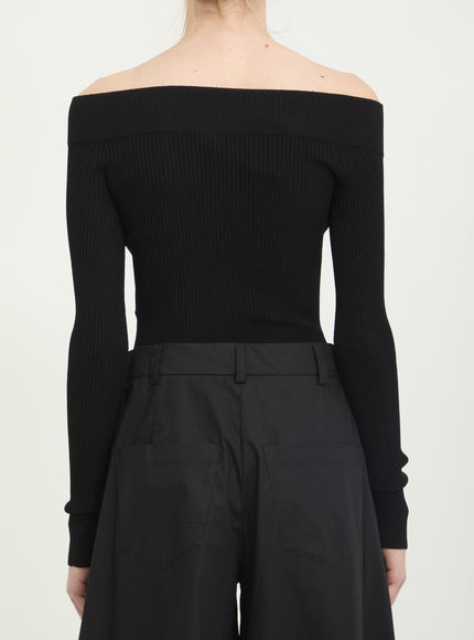 Alaia Ribbed Knit Shaping Body