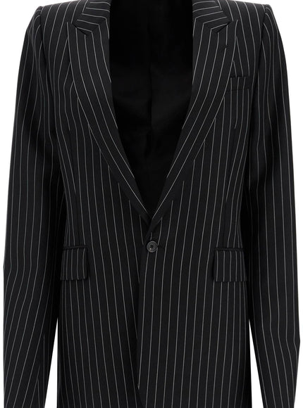 Alexander Mcqueen "striped jacket with voluminous