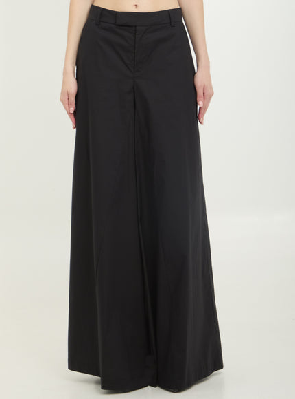 Federica Tosi Wide Leg Pants 40 Black