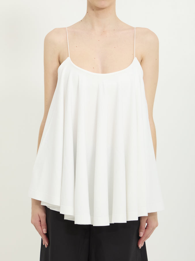 Jacquemus Voile Top White