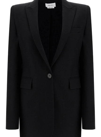 Alexander Mcqueen "gabardine jacket with chain