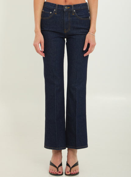 Khaite Clara Flare Jeans Blue