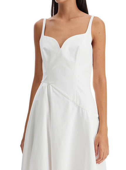 Alexander Mcqueen midi dress with sweetheart neckline