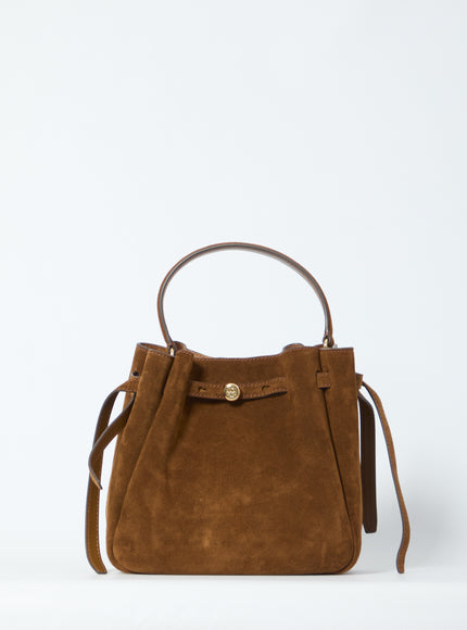 Tory Burch Romy Bucket Bag QT Brown