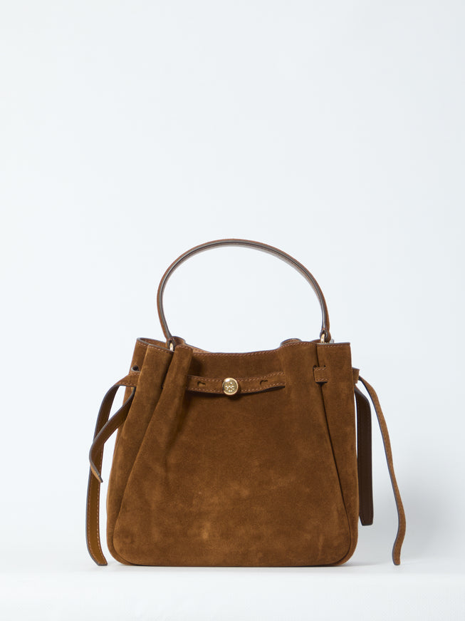 Tory Burch Romy Bucket Bag QT Brown