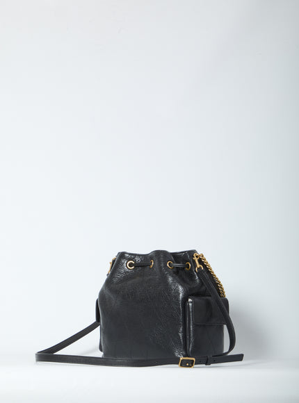 Tory Burch Charlie Quilted Drawstring Bag