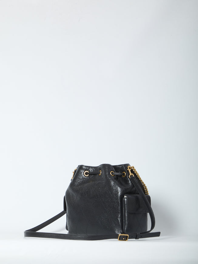 Tory Burch Charlie Quilted Drawstring Bag