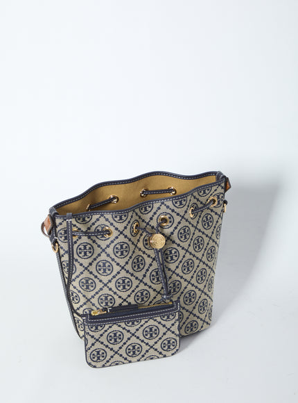 Tory Burch T Monogram Bucket Bag