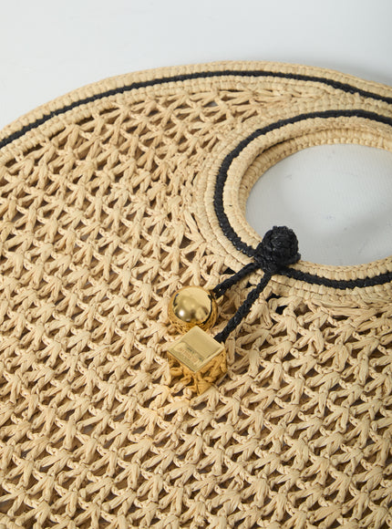 Jacquemus Round Beach Bag Small