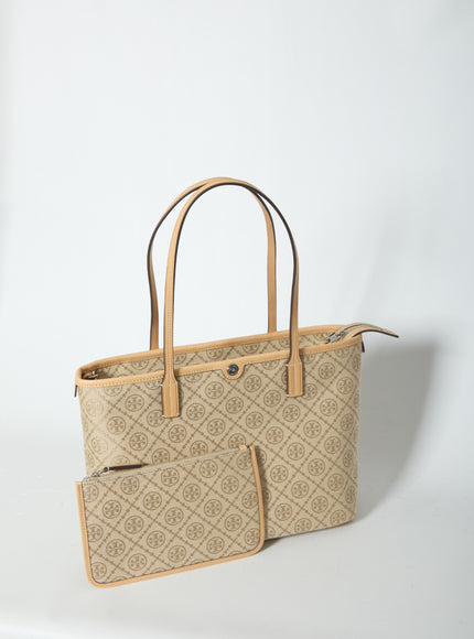 Tory Burch T Monogram Tote Bag Small