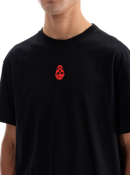 Alexander Mcqueen skull embroidered t-shirt