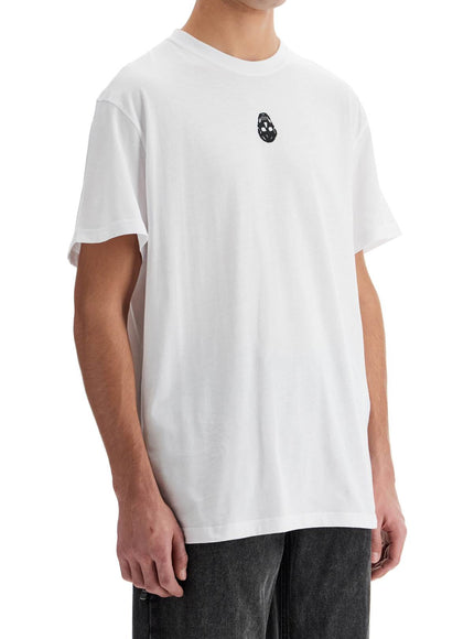 Alexander Mcqueen skull embroidered t-shirt