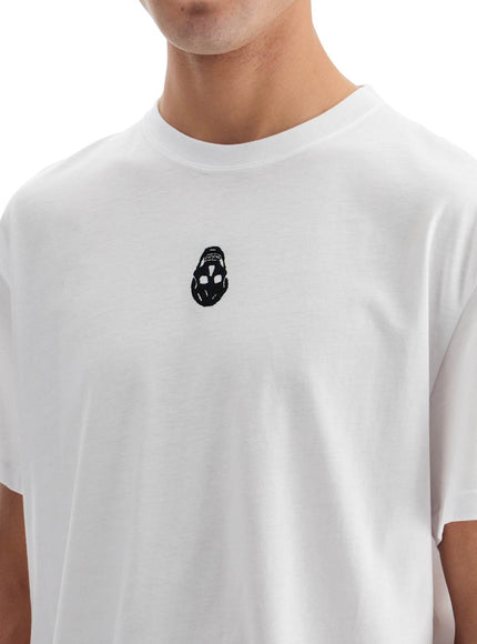 Alexander Mcqueen skull embroidered t-shirt