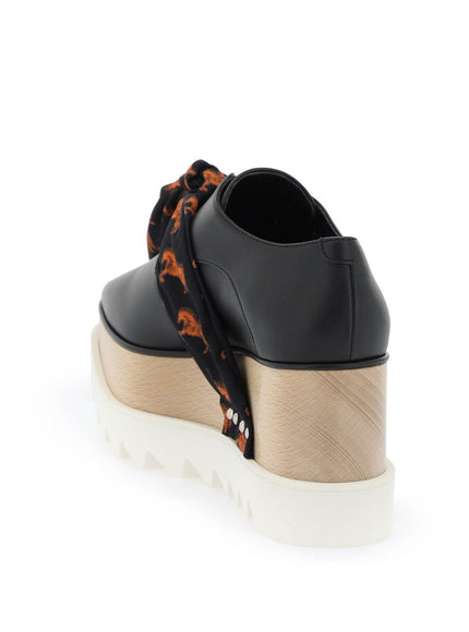 Stella McCartney platform elyse loafers eith printed band