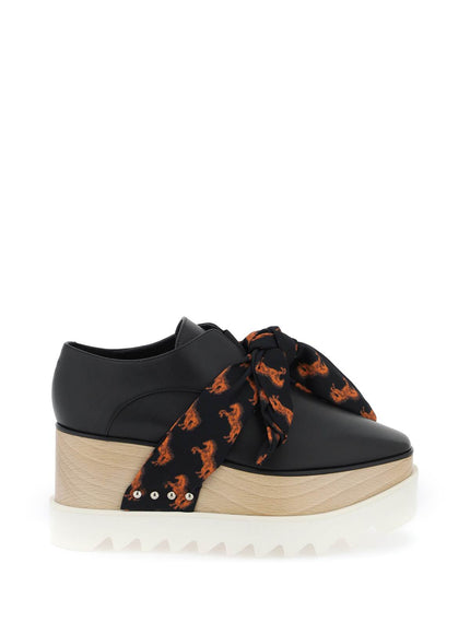 Stella McCartney platform elyse loafers eith printed band