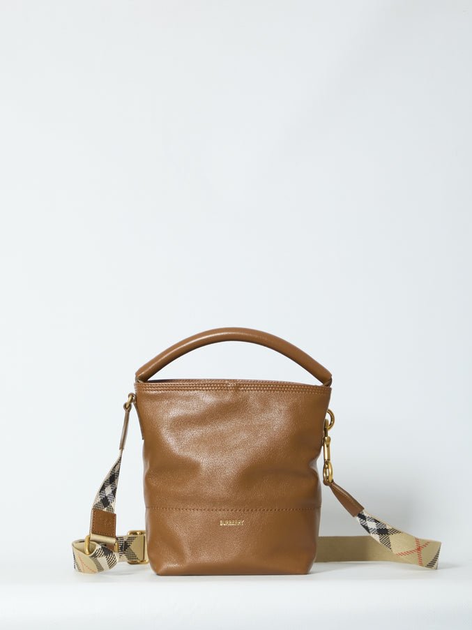 Burberry B Clip Bucket Bag QT Brown