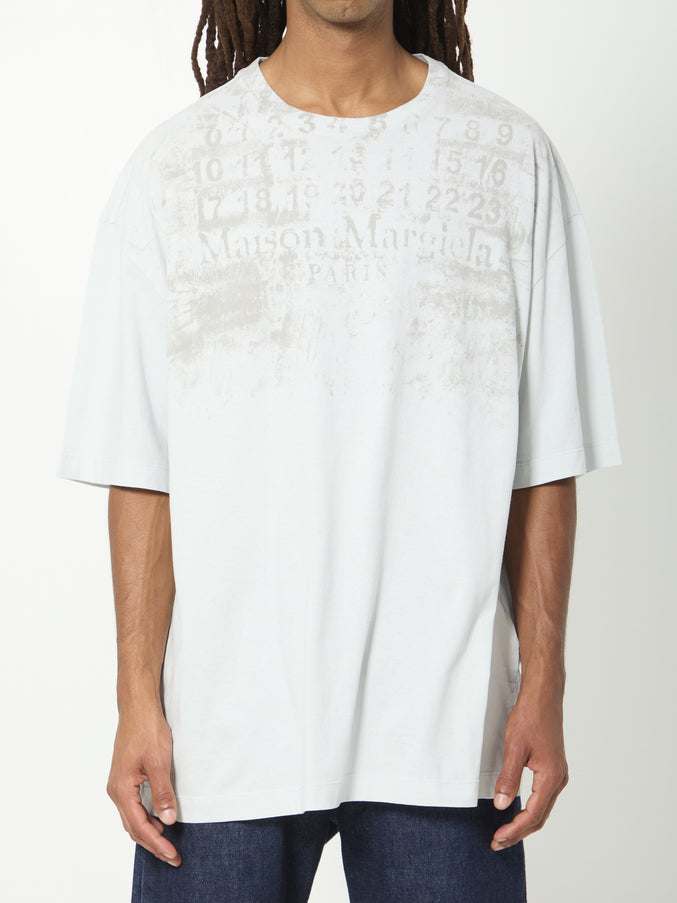 Maison Margiela Cotton Numeric T-shirt White