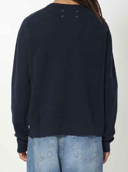 Maison Margiela Virgin Wool Crewneck Sweater