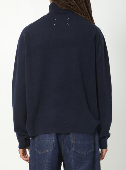Maison Margiela Virgin Wool Turtleneck Sweater