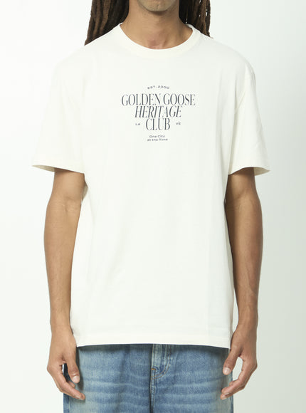 Golden Goose Heritage Club T-shirt White