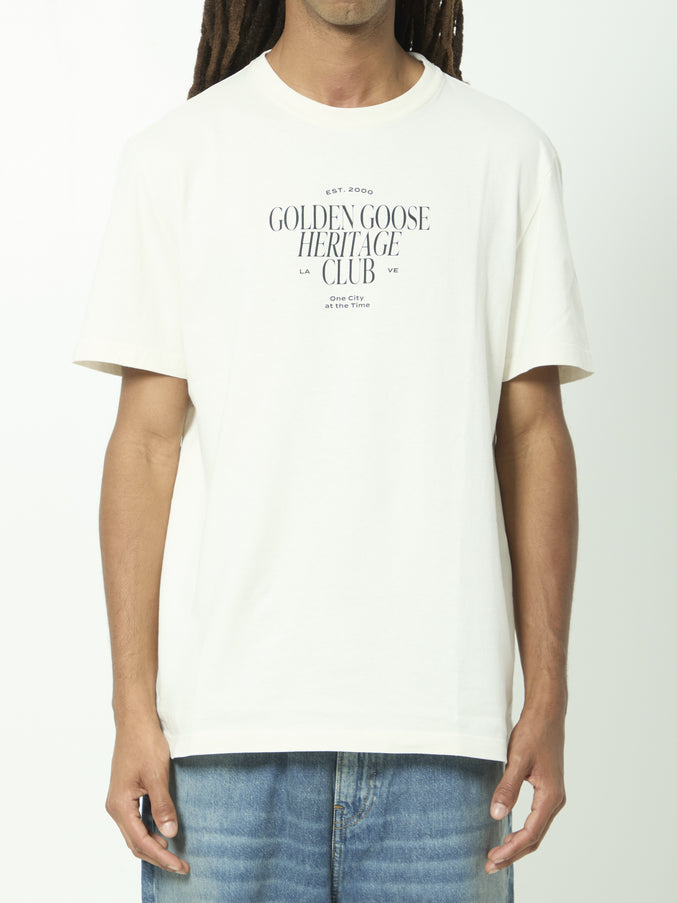 Golden Goose Heritage Club T-shirt White