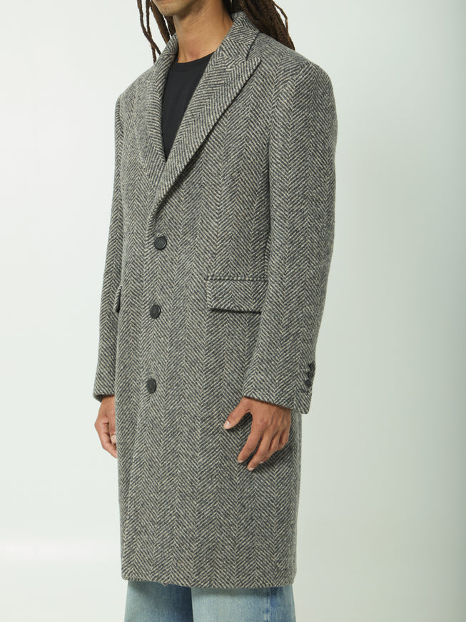 Golden Goose Single-breasted Wool Coat