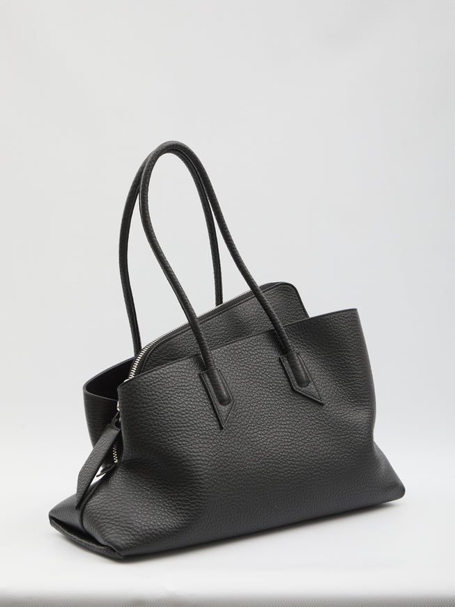 The Attico La Passeggiata Top Handle Black Medium