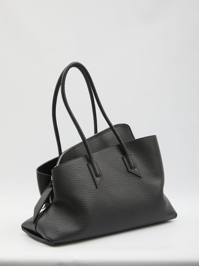 The Attico La Passeggiata Top Handle Black Medium