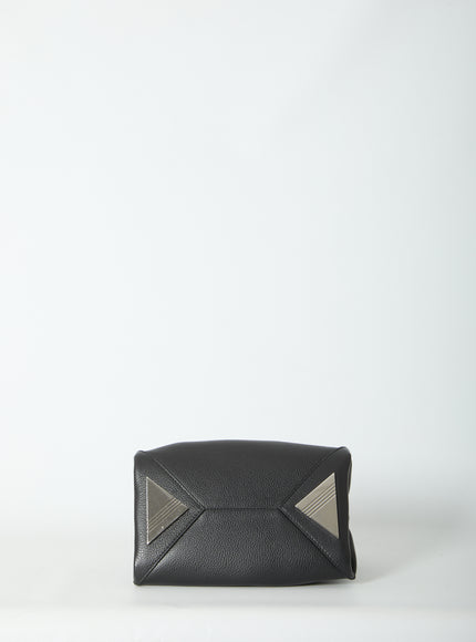 The Attico La Passeggiata Top Handle Black Bag Mini