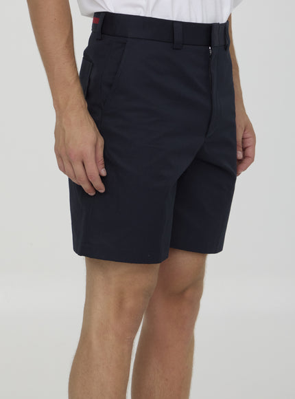 Gucci Bermuda Shorts In Double Cotton Twill