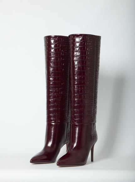 Paris Texas Rouge Noir Stiletto Boots 85
