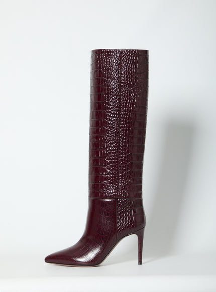 Paris Texas Rouge Noir Stiletto Boots 85