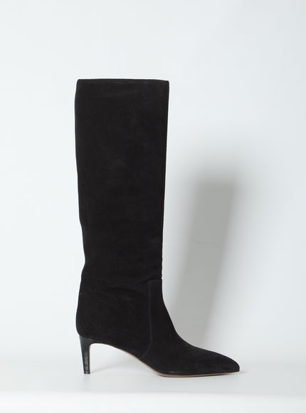 Paris Texas Stiletto Boots 60 Black