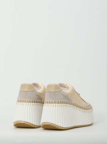Chloe Nama Wedge Sneakers