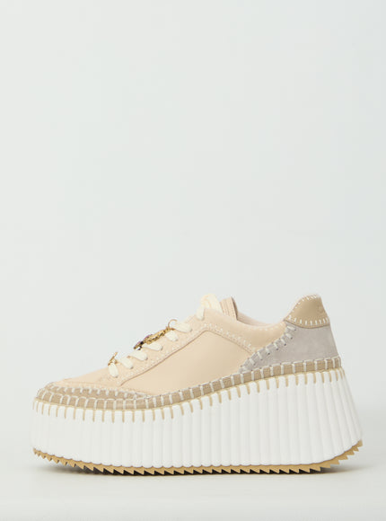 Chloe Nama Wedge Sneakers