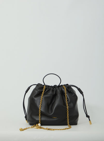 Chloe Small Chloé Icons Bag With Chain QT Black