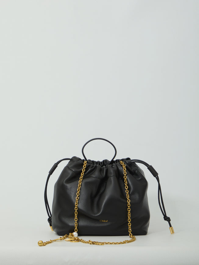 Chloe Small Chloé Icons Bag With Chain QT Black