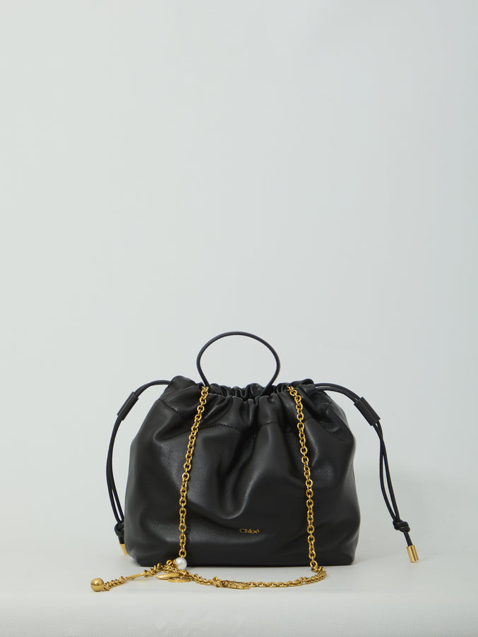 Chloe Small Chloé Icons Bag With Chain QT Black