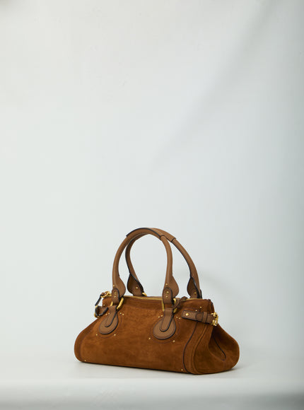 Chloe Paddington Suede Leather Bag